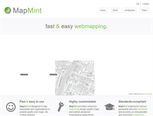 Tablet Screenshot of mapmint.com